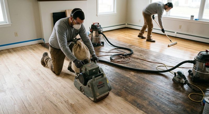 Cherry Floor Refinishing in Olathe, KS
