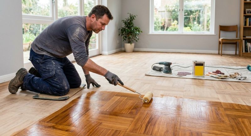 Mahogany Floor Refinishing in Olathe, KS