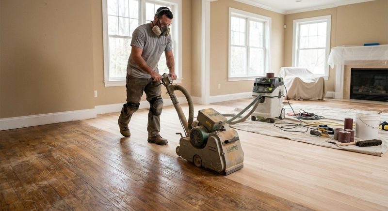 Pine Floor Refinishing in Alpharetta, GA